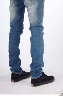 Dio black sneakers blue jeans calf casual dressed 0006.jpg